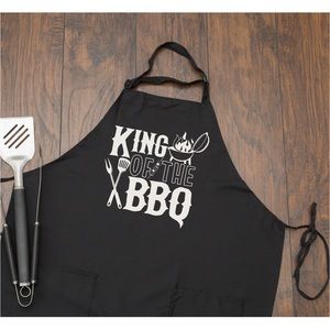 King of the barbq apron